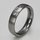 Eleganter Ring aus fein mattiertem Edelstahl mit drei weißen Zirkonia - 5 mm - Bandring - Damenring - Größe 66