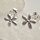 Ohrstecker "Blume" aus eismattiertem 925er Silber - Ohrringe - Sterlingsilber