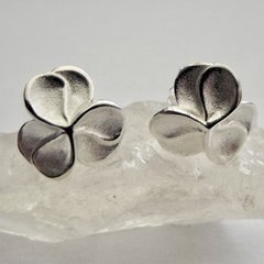 Kleine Ohrstecker Blüten aus 925er Silber - Ohrringe -...