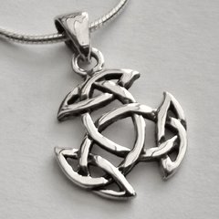 Kleiner Anhänger Keltischer Knoten aus 925er Silber -...