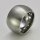 Auffälliger breiter Ring aus mattiertem Edelstahl - 15mm - Edelstahlring - Größe 74