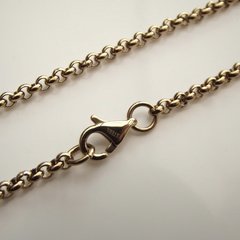 Halskette aus vergoldetem Edelstahl - Länge 45 cm -...