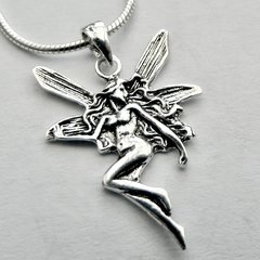 Kleiner Anhnger Elfe aus 925er Silber - Kettenanhnger -...