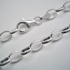 Elegante Erbskette 5mm aus 925er Silber - Halskette aus...