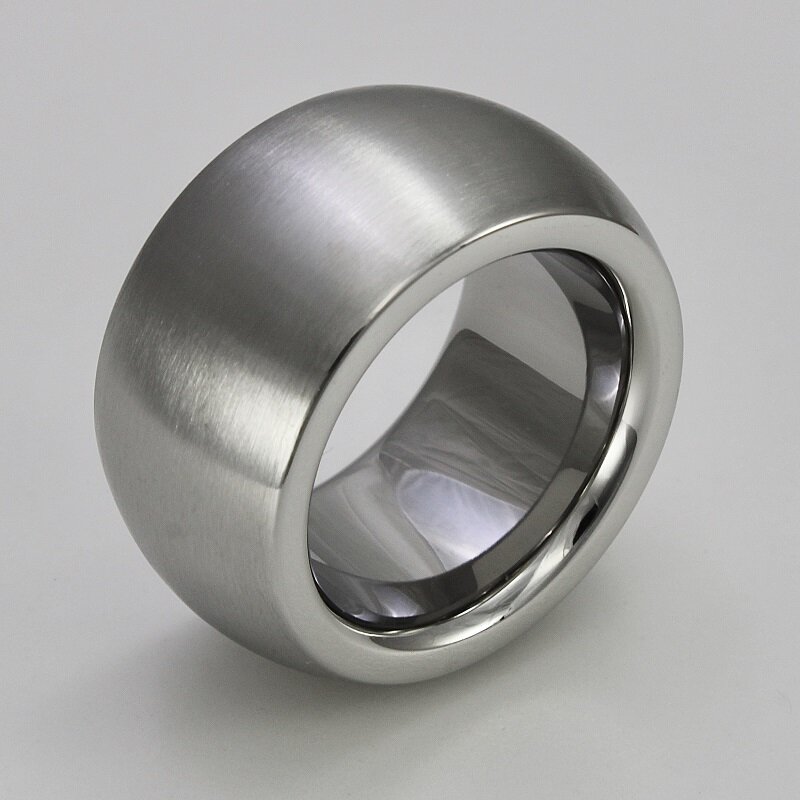 Ring der O in Edelstahl, Breite 8 mm