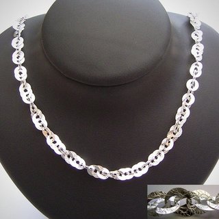 Edle Halskette aus 925er Silber - Collier aus Sterlingsilber - Silberkette