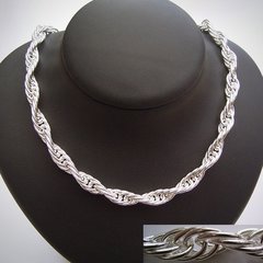 Edle Halskette 6mm aus 925er Silber - Massive Silberkette...