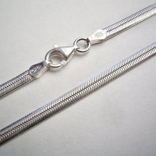 Flügelkette 3mm aus 925er Silber - Silberkette - Halskette - Sterlingsilber