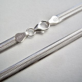 Flügelkette 4mm aus 925er Silber - Silberkette - Halskette - Sterlingsilber