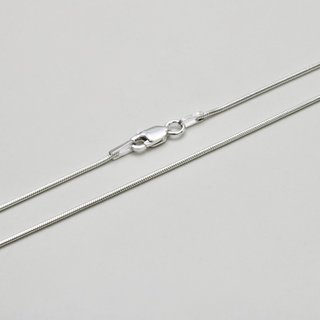 Elegante Schlangenkette 0,95mm aus 925er Silber - Silberkette - Halskette - Sterlingsilber