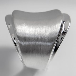 Eleganter geschwungener Ring aus 925er Silber - Fingerring  - Sterlingsilber