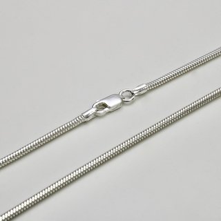 Elegante Schlangenkette 1,9 mm aus 925er Silber - Halskette - Sterlingsilber - Länge von 38 cm bis 80 cm