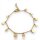 Armband Stern und Mond vergoldet