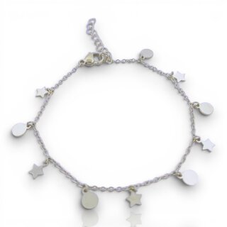 Armband Stern und Mond