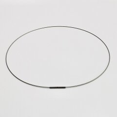 Dünnes Halsband aus Edelstahl 42cm