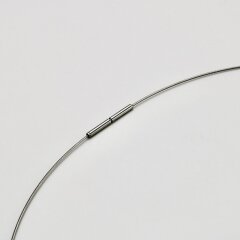 Dünnes Halsband aus Edelstahl 45cm