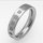 Ring aus fein mattiertem Edelstahl mit Lasergravur - 5 mm - Fingerring - Größe 50