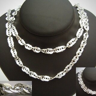 Edle Halskette aus 925er Silber - Collier aus Sterlingsilber - Silberkette 60cm